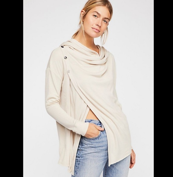 Free People Tops - Free people Wrap Ruffle Cardi